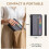 A6 Size Expanding File Folders,13 Pockets File Organizer Document Folder for Home School Pack of 2 7