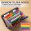 A6 Size Expanding File Folders,13 Pockets File Organizer Document Folder for Home School Pack of 2 3