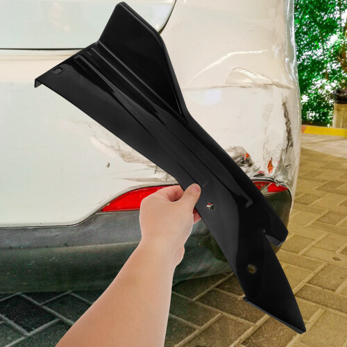 1Paar Duurzame Zwarte Achterspoiler Diffuser Voor Auto 2