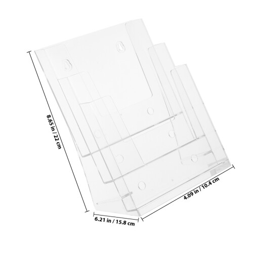 2St Wandgemonteerde Houder Voor Magazines En Folders 1