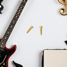 2Sets Akoestische Gitaar Snaren Pin Set Met Duurzame Koperen Brugpins