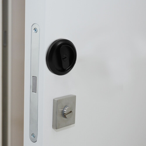 Zwart Rvs Onzichtbaar Dubbelzijdig Deurslot Pocket 2