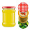 8x Glas 500 ml til MARMELADE, KONSERVERING, KØD, HONNING 1