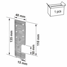 175 mm stål I-Beam Clip