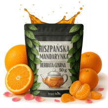 Sort te spansk mandarin 50 g appelsin rosenblade original