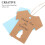 1Set Multifunctionele Papiertags Met Touw Voor 4