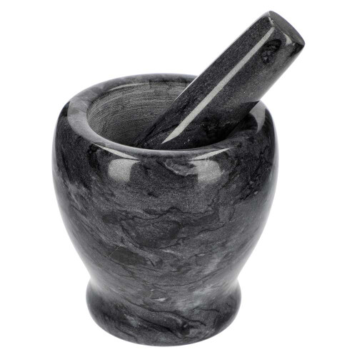 Sort marmor køkkenmørtel 10 cm
