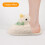 1Paar Comfortabele Indoorslippers Rubberen Zool 5