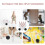2Sets Compacte Bowling Set Voor , Motoriek Voor Kids 6