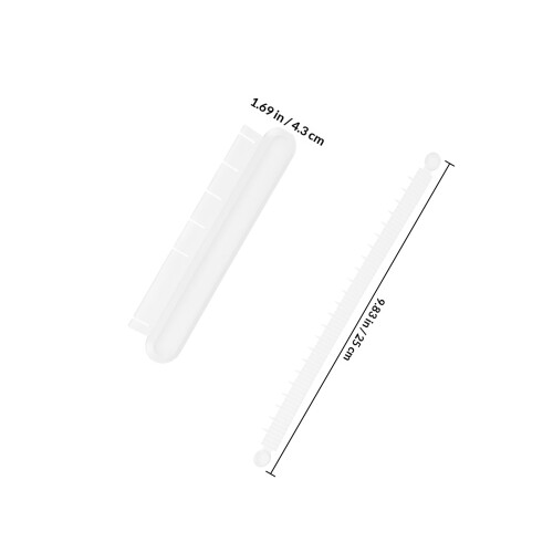 1Set Cake Decoratie Arc Ruler Wit, Duurzaam En Bakhulpmiddel 1