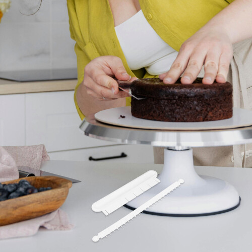 1Set Cake Decoratie Arc Ruler Wit, Duurzaam En Bakhulpmiddel 2