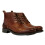 (10 UK, Tan) Firetrap Mens Focus Leather Block Heel Boots 5