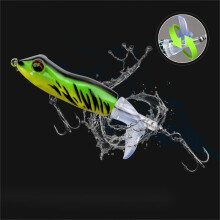 Wobbler FISKEAGOD GEDDE MALLEBALL Popper Flopper Whopper FRØ 9cm 11g
