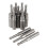 10Pc 1/4 Inch Wrench Hex Bit Socket Set Deep Long 1/2 Inch Impact Drill Socket Adapter Drill Bits 6