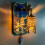 (Blue) Yellow Crane Tower Luminous Lantern Refrigerator Magnet, 3D Resin Landmark 2