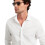Ted Baker (M, White) Ted Baker Mens Linen Blend Regular Long-Sleeved Shirt 4