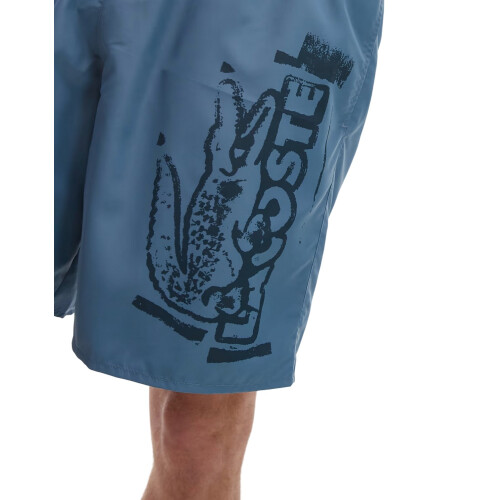 Lacoste (M, Blue) Lacoste Mens Logo Swimming Trunks 2