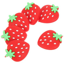 6St Siliconen Tennis Dempers Rood Voor Trillingsdemping Racket
