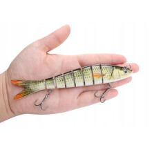 Wobbler PIKE ZANDER Jointed Sinking F146 SØLV