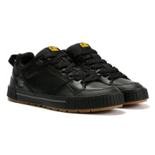(, ) Caterpillar Axiom Leather Men's Black Lace-Up Shoes