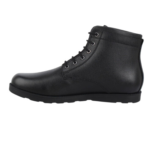 (10 UK, Black) Firetrap Mens Shira Leather Flat Boots 2