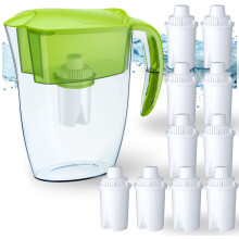 Aquaphor Real filterkande 2,9L lime 10 filterpatroner B15