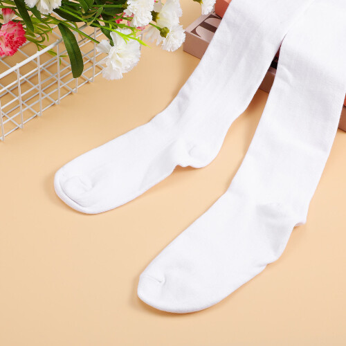 1Paar Plus Size Katoenen Dij Wit Comfortabel Feest 2