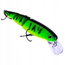 Wobbler PIKE ZANDER PECH Jointed F148 GRØN