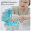 (blue) Moana Shell Speaker,Moana Light up Bluetooth Shell Speaker,Light up Sea Shell 2