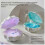 (blue) Moana Shell Speaker,Moana Light up Bluetooth Shell Speaker,Light up Sea Shell 3