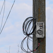 1Compacte ABS Junction Box Wit Voor Bescherming Van Buitenkabels