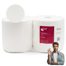 Soft Premium Line 2-lags cellulose rengøringsklud, 2-pak.