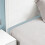 1Grijs Bedkierkussen Voor Slaapkamer Multifunctioneel En 1