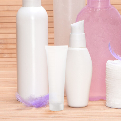 5Kleine Plastic Reisflesjes Anti- Wit 2