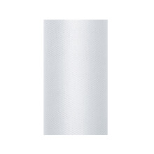 Sileä tylli, vaaleanharmaa, 15cm x 9m, 1 kpl.
