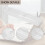 75Pcs Plastic Clear Pen Case Gift Empty School Office Collection Set Pen Container Storage for Father'S Day 'S Day 8