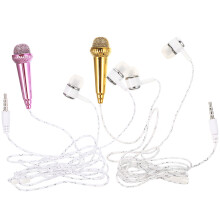2St Kleurrijke Mini Microfoon Voor Opnemen Podcasten En Live Streamen