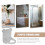 5St Badkamer Zuignaphouder Voor Shampoo Conditioner En 4