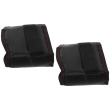 2St Zwarte Pedal Covers Elastisch Beschermhoes Set