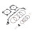 2X Kit de Reparation de Joint Torique Vanos pour  E36 E39 E46 E53 E60 E83 E85 M52Tu M54 Kit de Reparation Double Convexe 11361433513 3