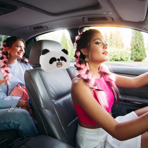 Auto Nekkussen Panda Universeel Comfortabele Steun 2