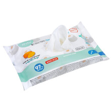 Fugtiggjort toiletpapir med mangoduft, 50 stk., Akuku