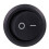 30Pcs SPST Black Button /Off Round Rocker  AC 6A/250V 10A/125V 3