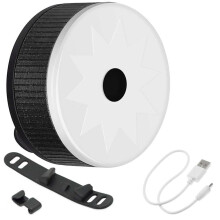 Bageste røde LED cykellygte under sadlen blinkende lampe til cykel