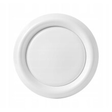 VENTILATIONSGITTER TIL PARABELEN MED DIAMETER 125 HVID RUND