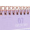 Draagbare Staande Flip-Kalender Voor , Paars Design 4