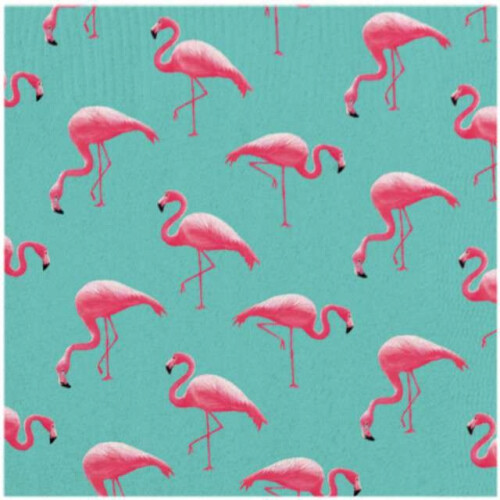 Flamingo-lautasliinat, 33x33 cm, 20 kpl.