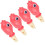 Noisemaker Toys Κόκκινη Σφυρίχτρα σε Σχήμα Ψαριού συμβατή με Παιδικές Δραστηριό 3