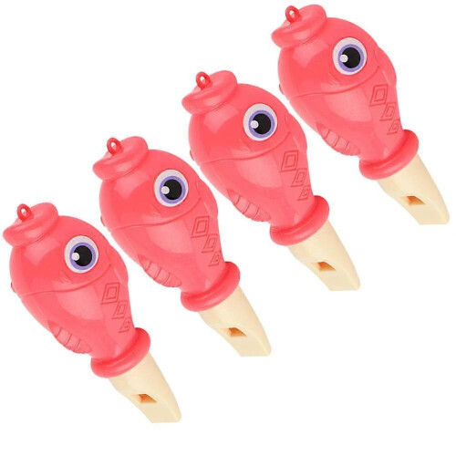 Noisemaker Toys Κόκκινη Σφυρίχτρα σε Σχήμα Ψαριού συμβατή με Παιδικές Δραστηριό 2