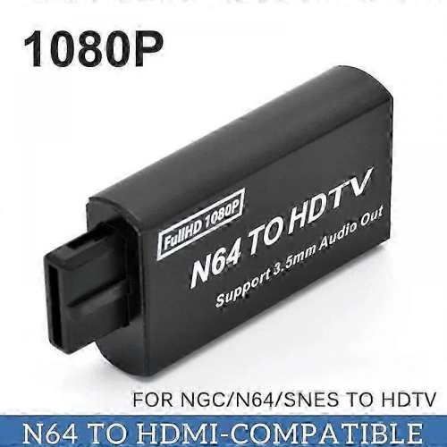 Μετατροπέας παιχνιδιών συμβατός με N64 1080P σε HDMI, προσαρμογέας καλωδίου HD Plug 1